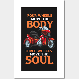 TRIKE MOTORCYCLE: Three Wheels Posters and Art